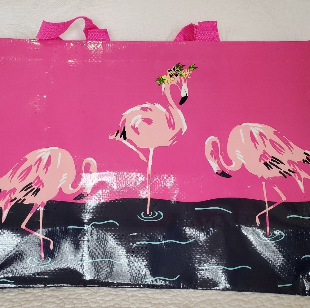 NEW Vera Bradley Reusable Bag in Flamingo
